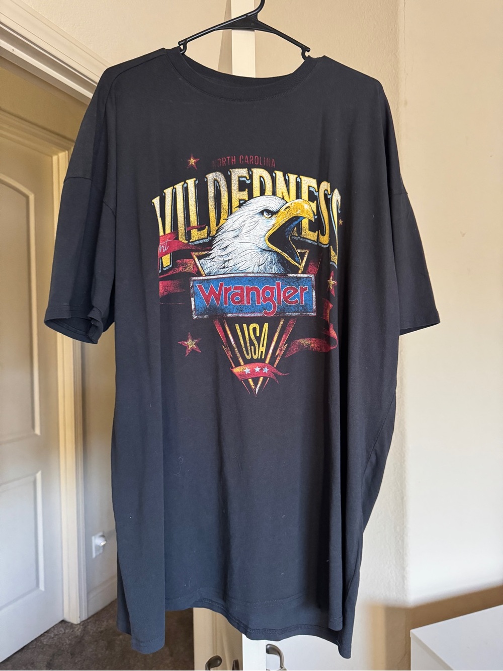 Wrangler Women’s Black 'Wilderness' Graphic T-Shirt Dress